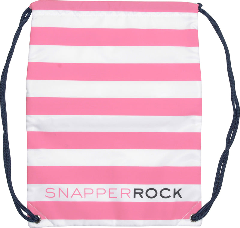 Swim Bag Pink/White Stripe