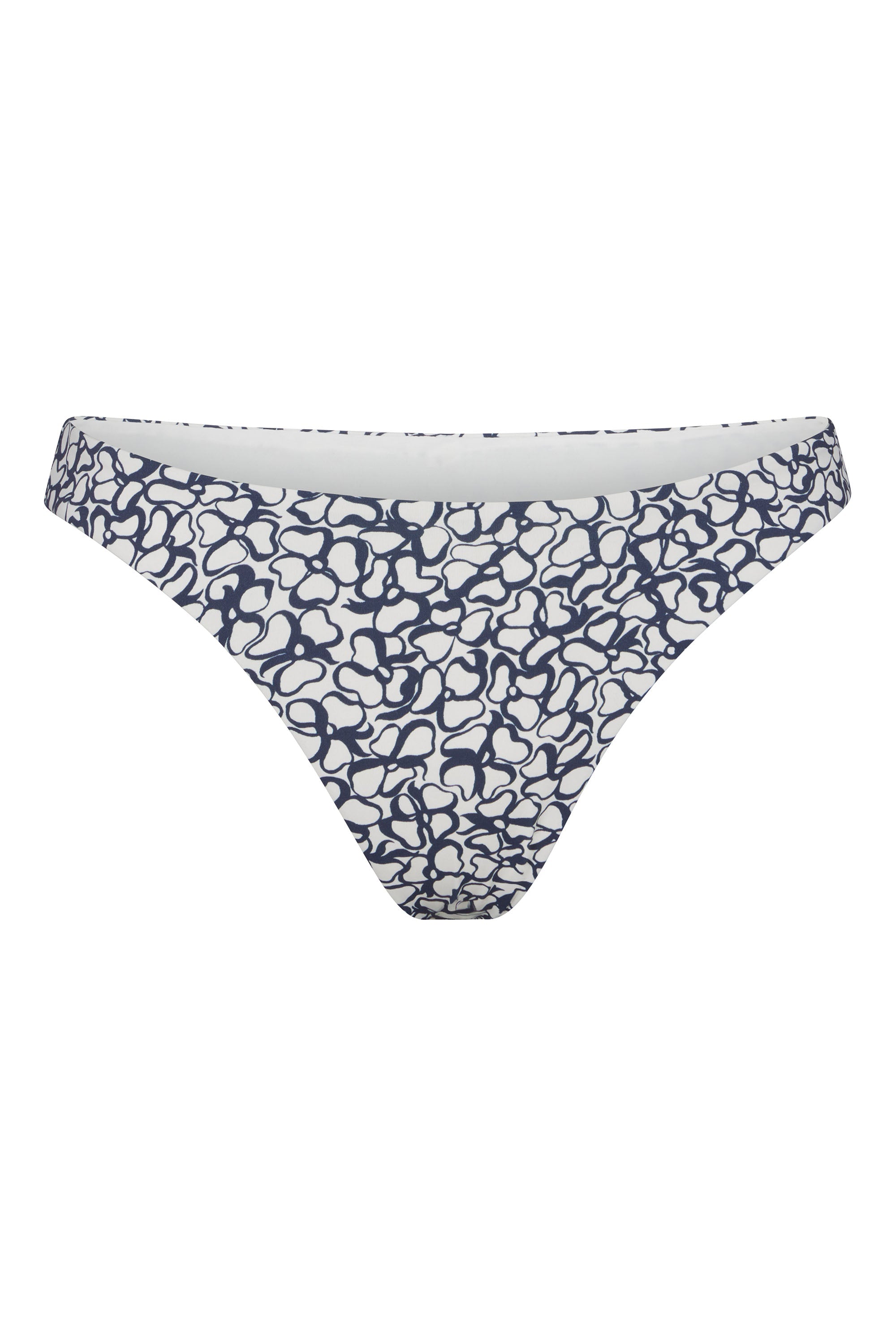 The Eighties High-Cut Bikini Bottom In Infinity Floral Print – Salt and ...