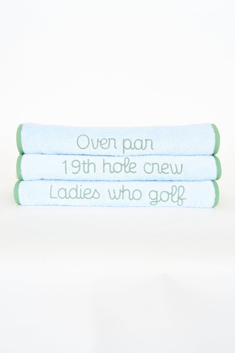 "Ladies Who Golf" Golf Towel