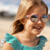 Candy Pink Stripe Arms Sunglasses