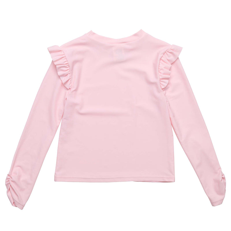 Ballet Pink LS Rash Top