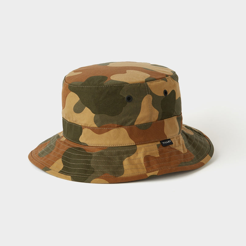Waxed Camo Bucket Hat