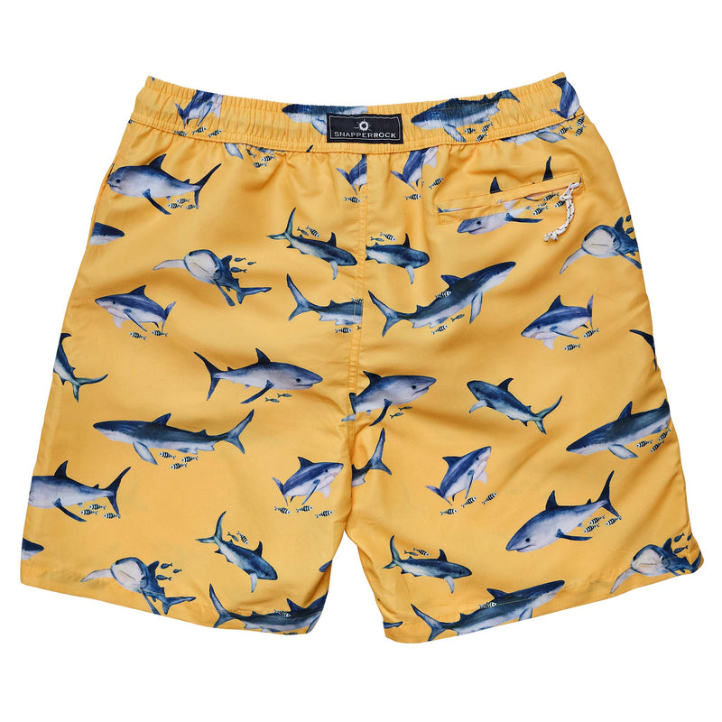 Mens Sunrise Shark Volley Board Short