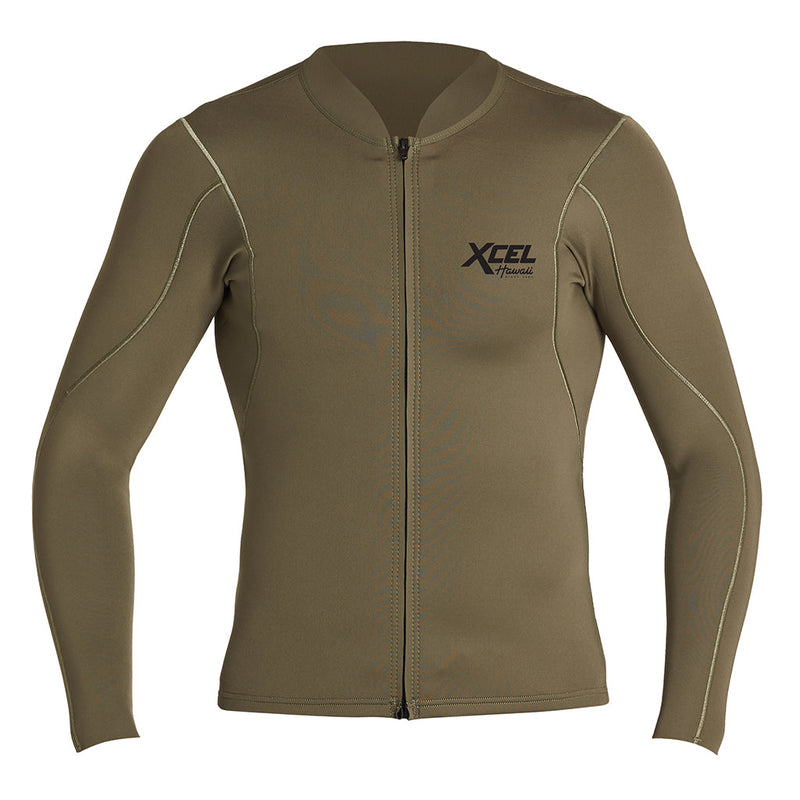 Men's Axis Log Sleeve Front Zip Jacket 1/0.5mm