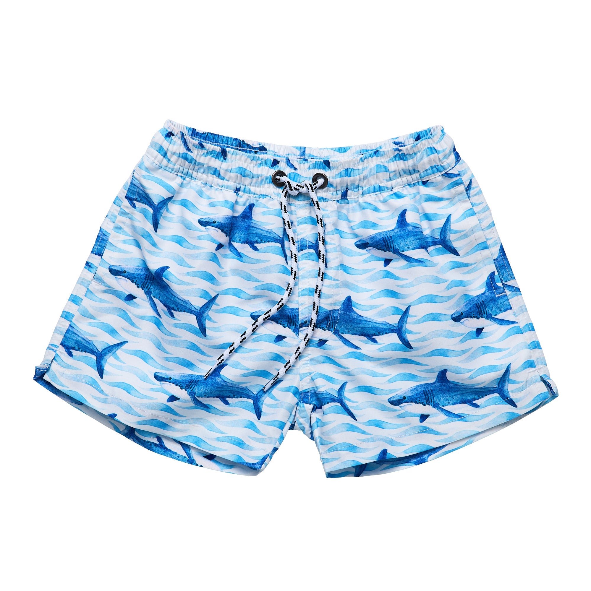 Moki Sea White Shark Swim Trunk – Salt and Snow