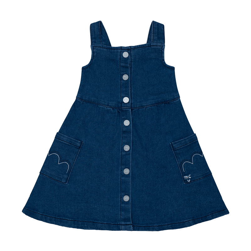 Denim Overall Dress