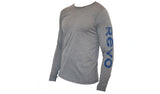 Revo Long Sleeve Gray Logo Shirt