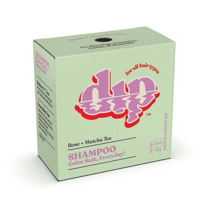 Color Safe Shampoo Bar for Every Day - Rose & Matcha Tea