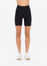 PEACHED SPIN SHORT - BLACK [USW021008]