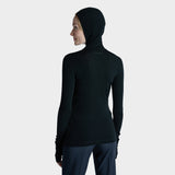 Women's Merino Rib Hooded Shirt