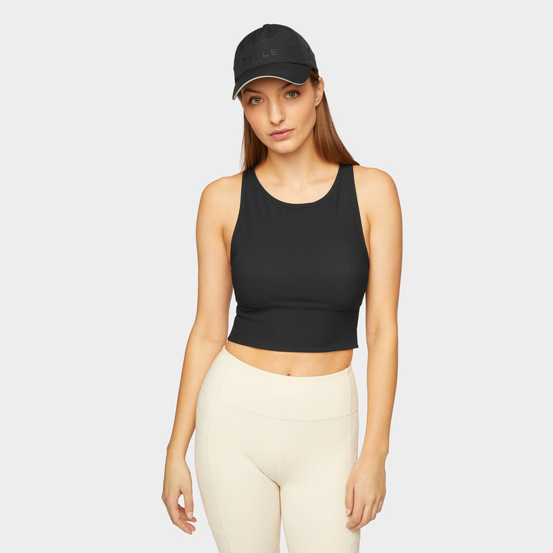 Fitted Rib Cropped Tank