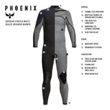 Men's Phoenix 4/3mm Full Wetsuit