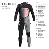 Men's Infiniti Hooded 5/4mm Full Wetsuit