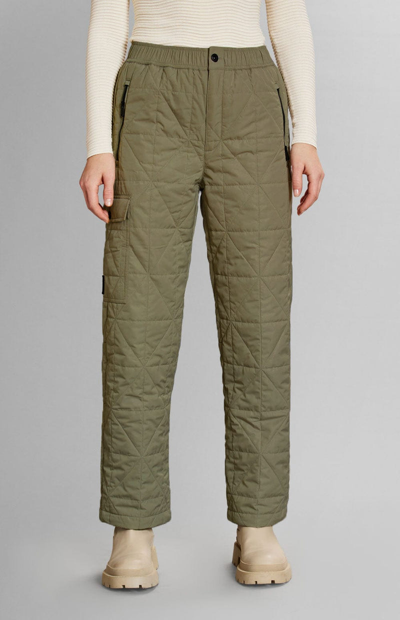 Cora Quilted Pant | Dark Moss