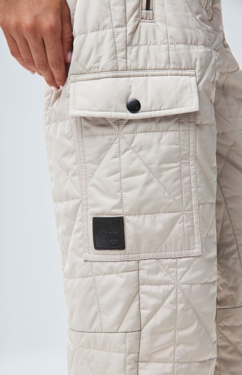Cora Quilted Pant | Stone