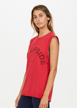 MUSCLE TANK - RED [USW420084]
