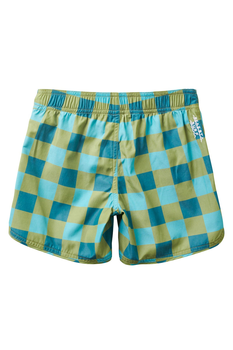 Seaside Gingham Board Shorts